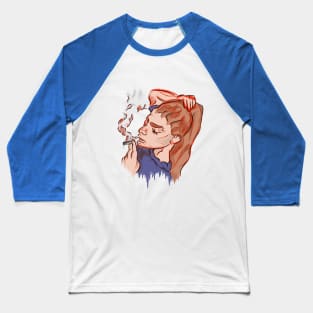 Smoking Baseball T-Shirt